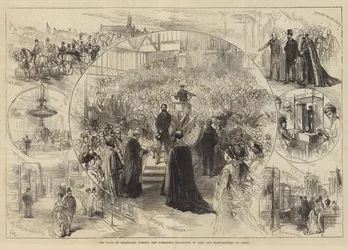 Der Herzog von Edinburgh eröffnet die Yorkshire Ausstellung für Kunst und Handwerk in Leeds